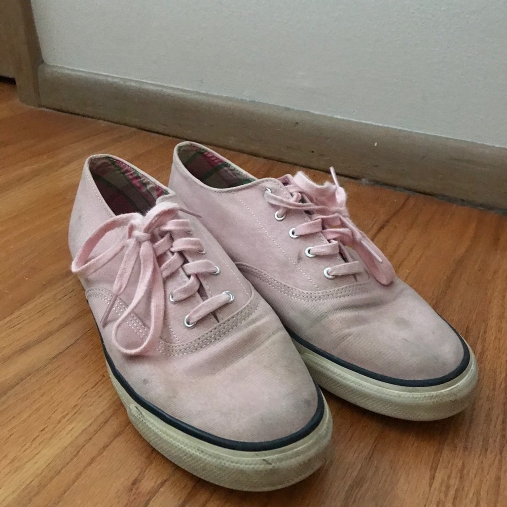 Sperry pink top siders